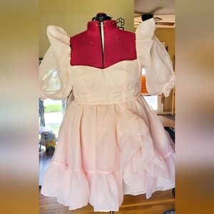 SELKIE The Castle Pink BeBe Bloom Dress XL